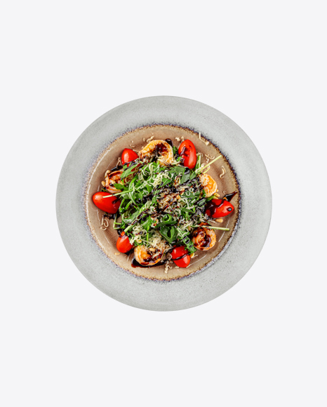 Shrimp Salad w/ Arugula & Tomato