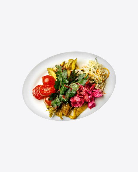 Russian Fermented Vegetables Platter