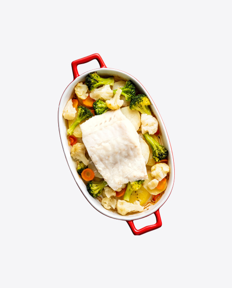 Fish Fillet w/ Baked Vegetables
