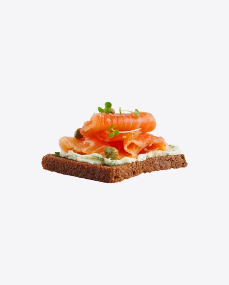Salmon Toast w/ Cream Cheese