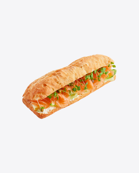 Sandwich w/ Salmon & Cream Cheese