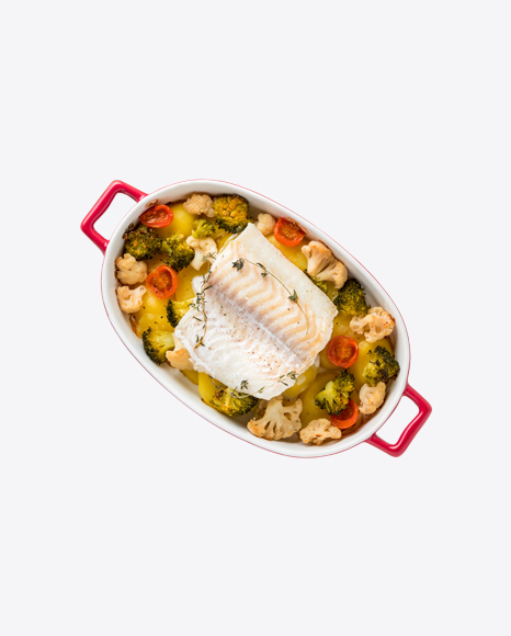 Fish Fillet w/ Baked Vegetables