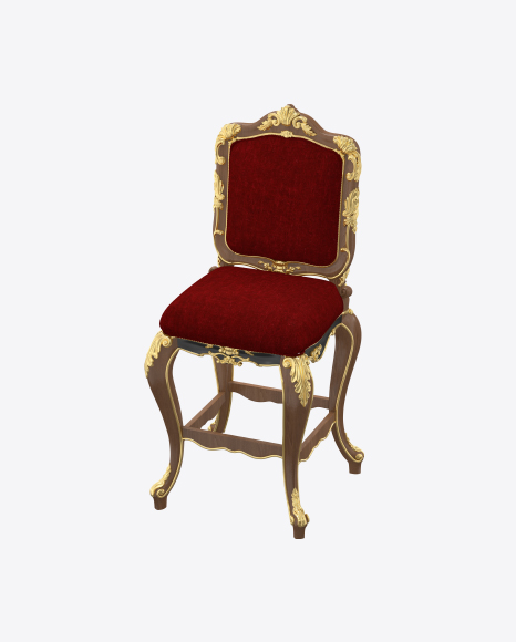 Baroque Stool PNG