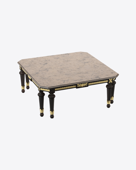 Marble Table PNG