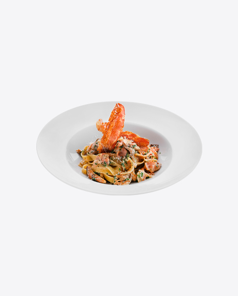 Pasta w/ Ham & Mushrooms