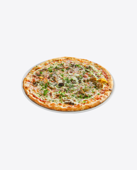 Pizza w/ Mushrooms & Greens