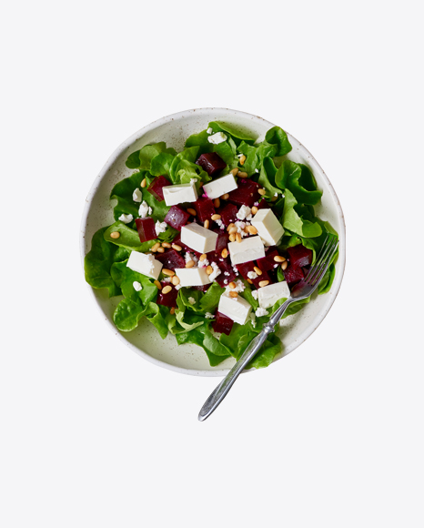 Salad w/ Beetroot, Nuts & Feta Cheese