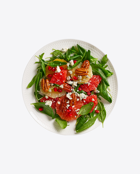 Salad w/ Grapefruit, Nuts & Greens