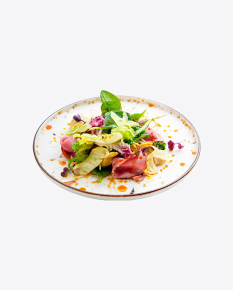 Salad w/ Roastbeef Slices
