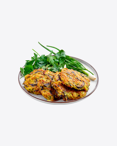 Potato Pancakes w/ Greens