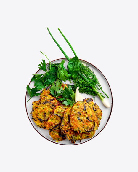 Potato Pancakes w/ Greens