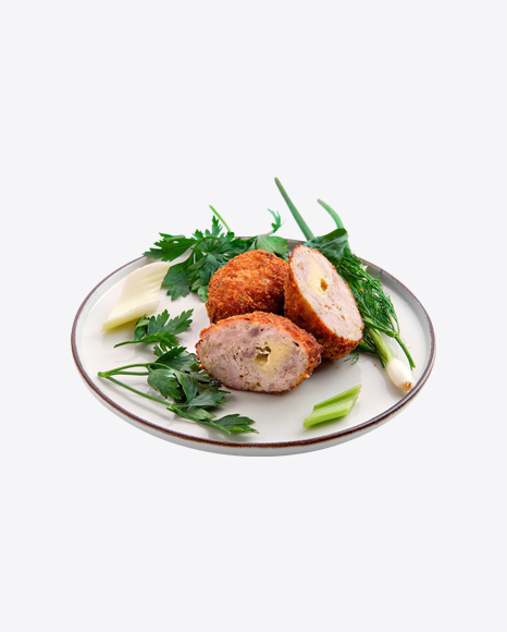 Chicken Kiev w/ Greens