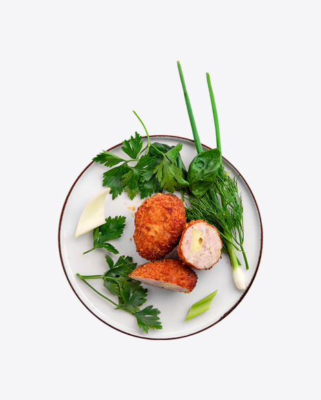Chicken Kiev w/ Greens