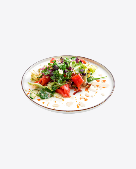 Salad w/ Salmon Slices