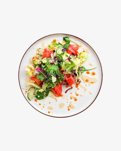 Salad w/ Salmon Slices