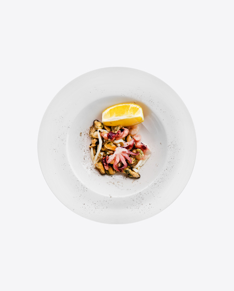 Seafood Set w/ Lemon Slice