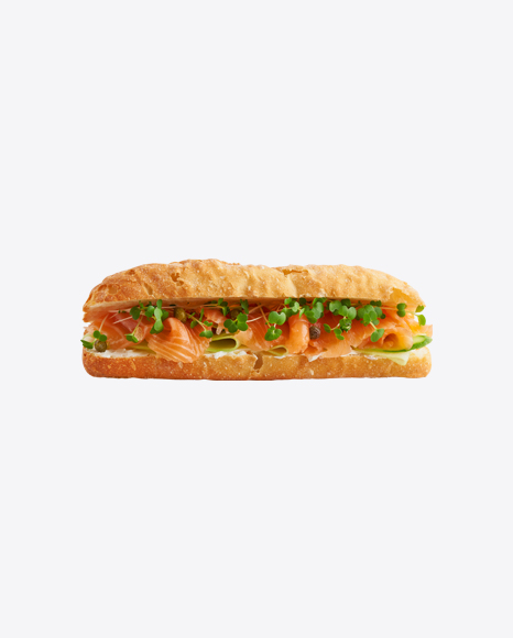 Sandwich w/ Salmon & Cream Cheese