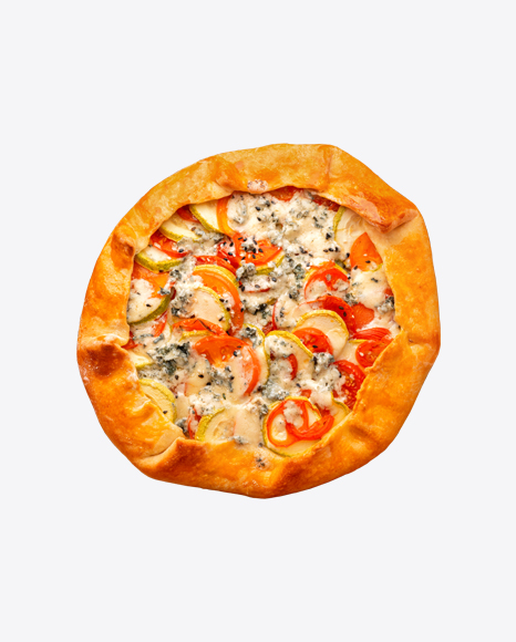 Pie w/ Blue Cheese & Vegetables