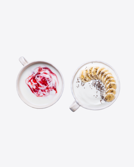 Yoghurt in Cups Set