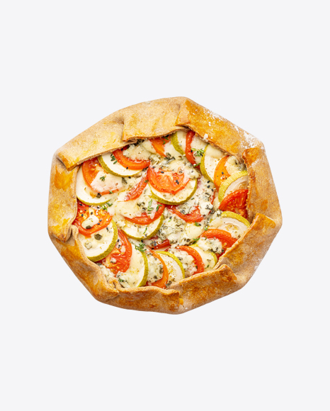 Pie w/ Blue Cheese & Vegetables