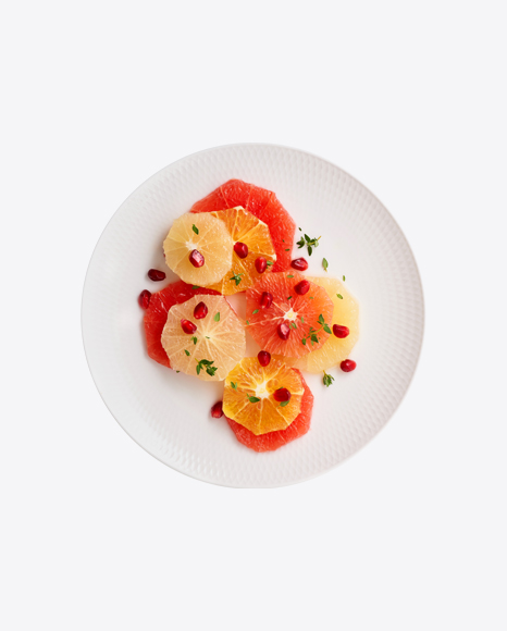 Citrus Fruits Slices Set