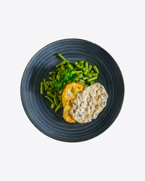 Roasted Meat w/ Green Beans