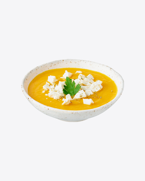 Pumpkin Cream Soup w/ Cheese