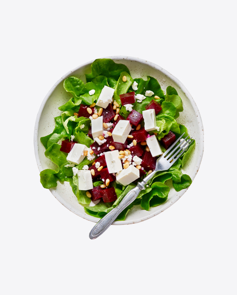 Salad w/ Beetroot, Nuts & Feta Cheese
