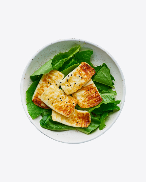 Fried Cheese w/ Salad