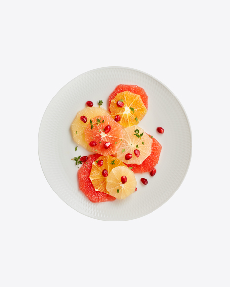 Citrus Fruits Slices Set