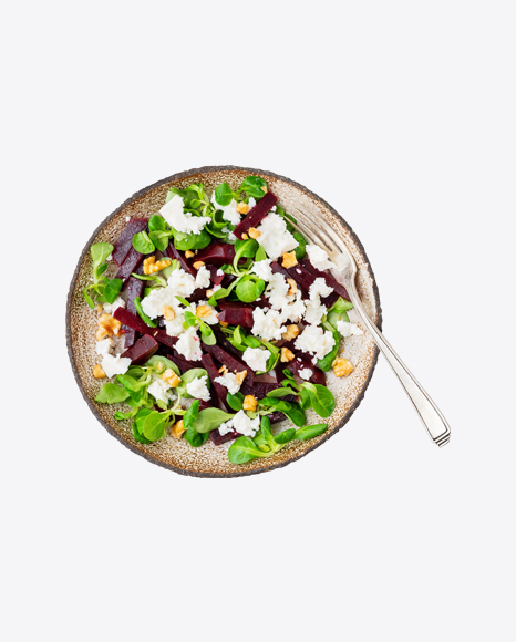 Salad w/ Beetroot, Nuts & Feta Cheese