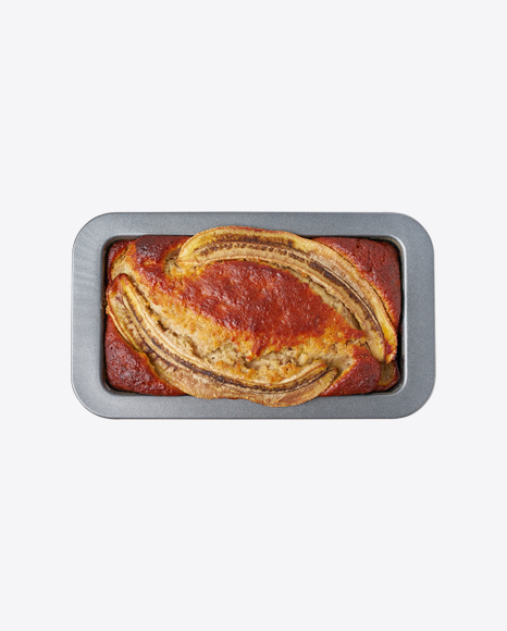 Banana Bread in Baking Form