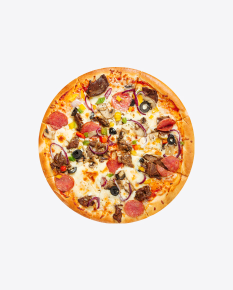 Pizza with Beef