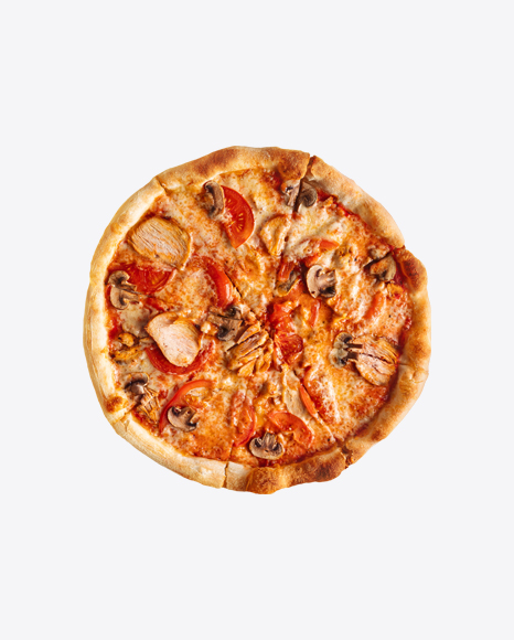 Pizza w/ Chiken and Mushrooms