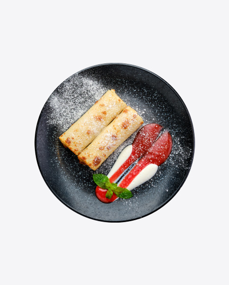 Thin Crepe Stuffed w/ Cottage Cheese