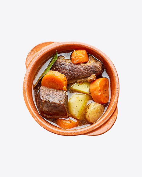 Meat Stew in Pot