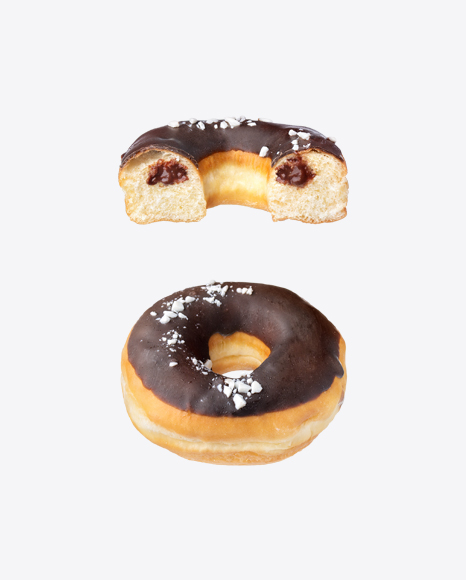 Chocolate Donut w/ Half