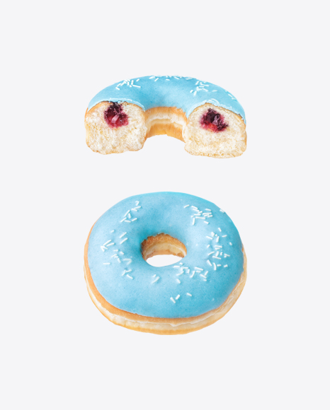 Cherry Donut w/ Half