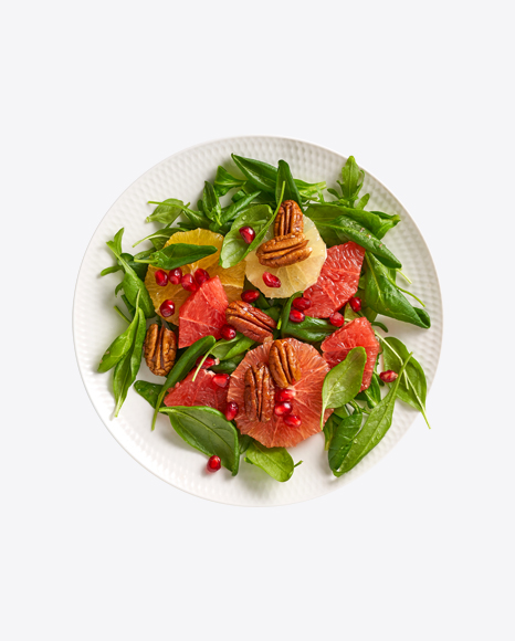 Salad w/ Grapefruit, Nuts & Greens