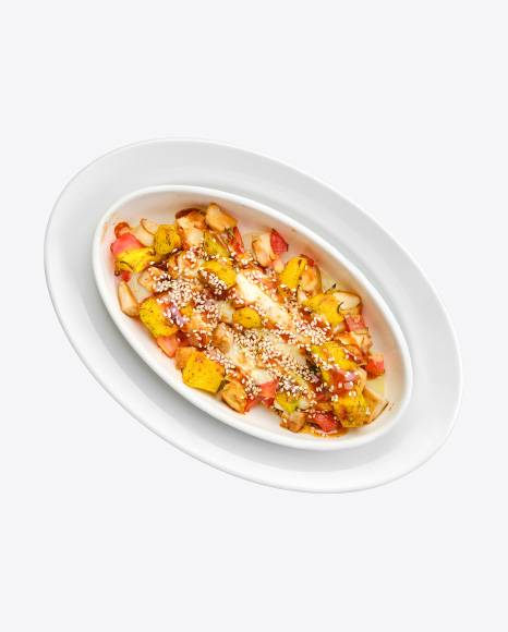 Casserole w/ Chicken, Pumpkin, Bell Pepper & Potatoes