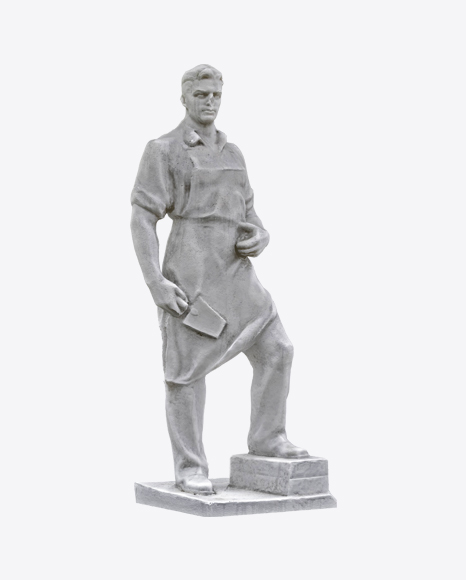 Builder Sculpture PNG