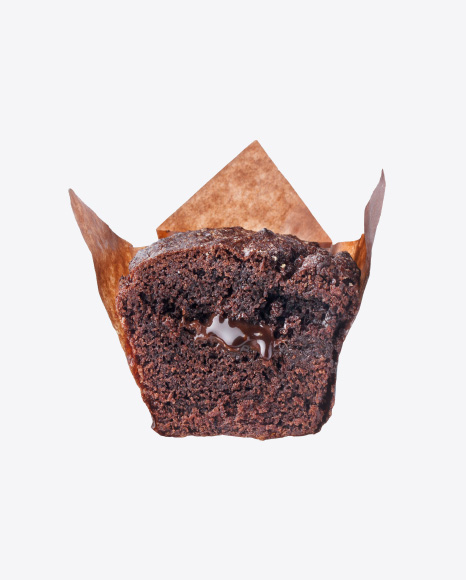 Half of Chocolate Muffin