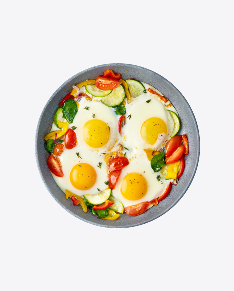 Roasted Eggs w/ Vegetables