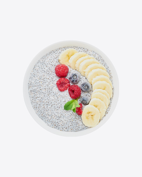Chia Pudding w/ Banana Slices