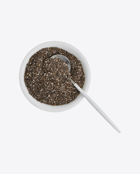 Chia Seeds in Bowl