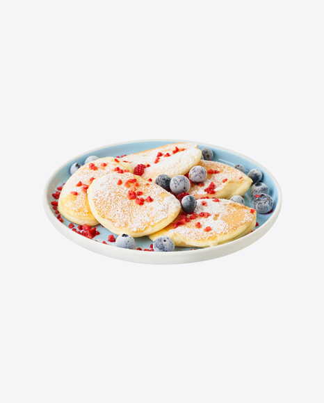 Pancakes w/ Berries