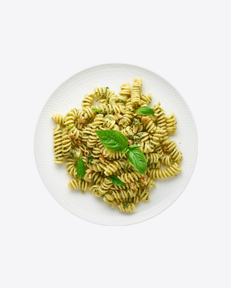Fusilli Pasta w/ Pesto