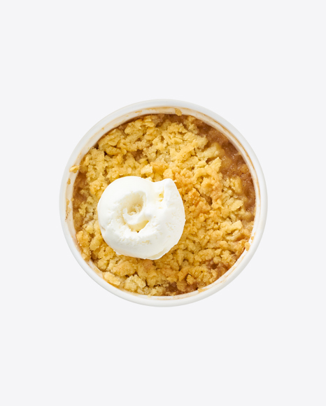 Apple Crisp w/ Ice Cream