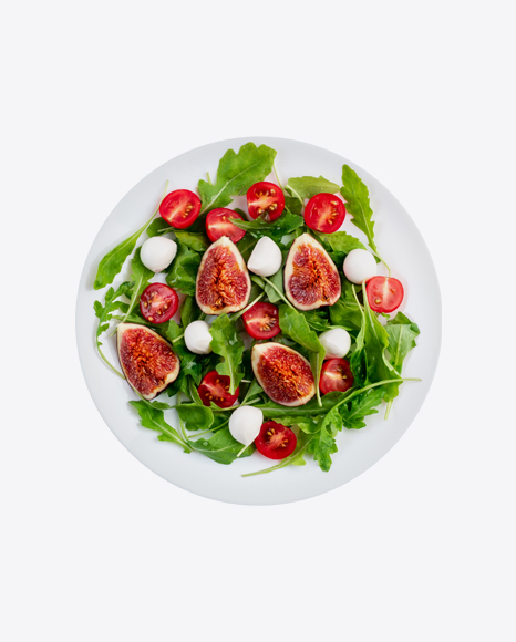 Fresh Salad w/ Mozzarella & Fig Fruits