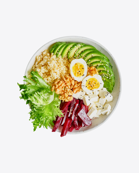 Bowl w/ Avocado, Egg & Bulgur